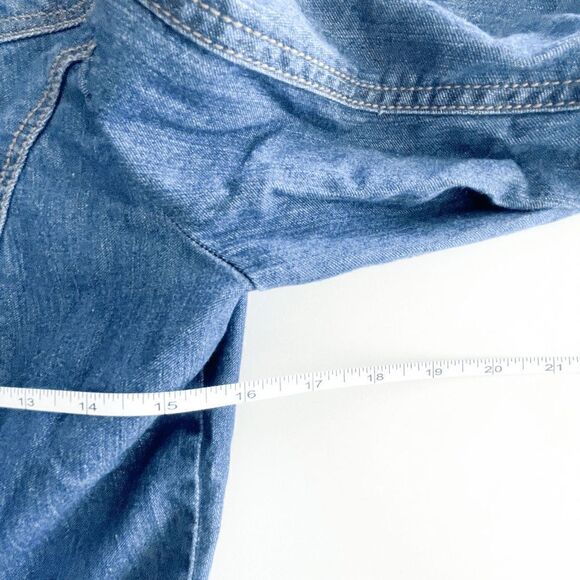 Sandwich Womens Denim Blazer Jacket Buttons Curve Hem Blue Wash Size EU 38 - Picture 5 of 7